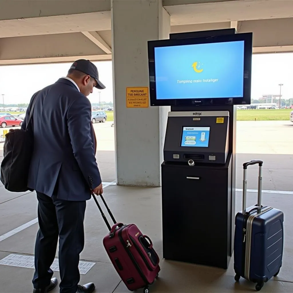 Calicut Airport Parking Payment Kiosk