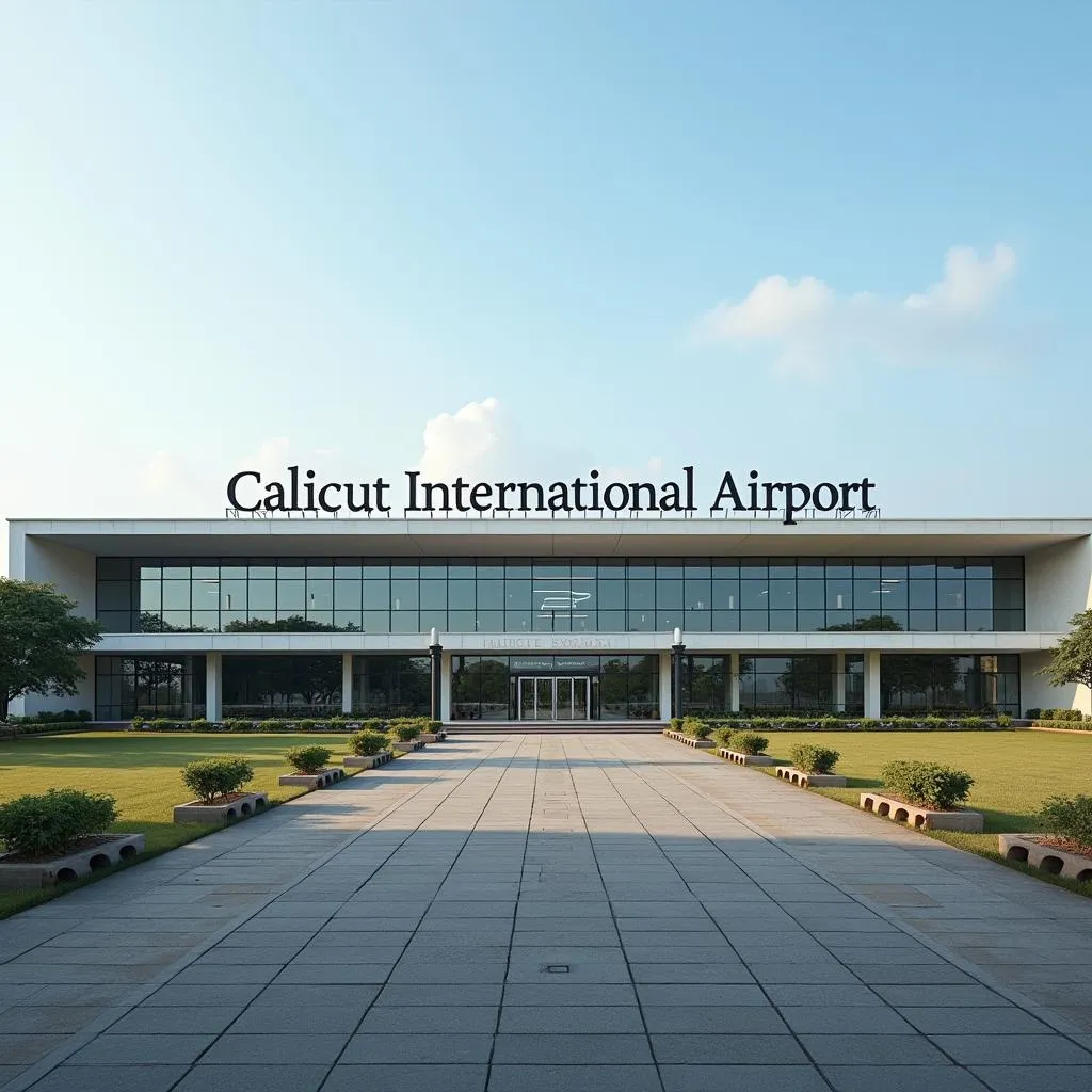 Calicut International Airport in Kerala, India