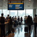 Car rental counter at Mumbai Airport