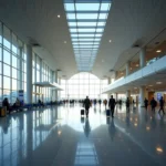 Modern terminal building at CG Airport