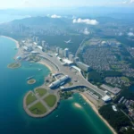 Changi Airport Aerial View