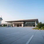 Modern terminal building at Chaudhary Charan Singh International Airport