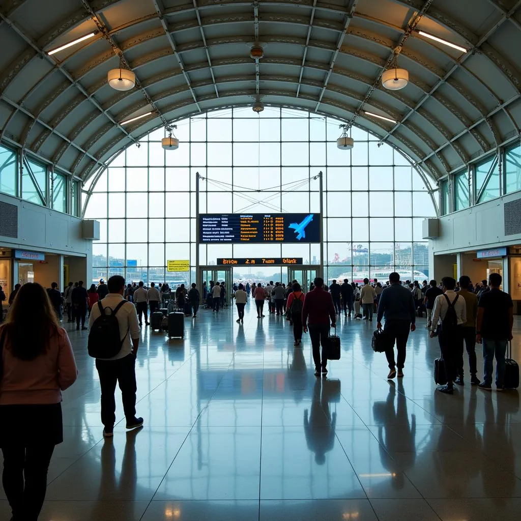 Chennai Airport Arrivals Terminal