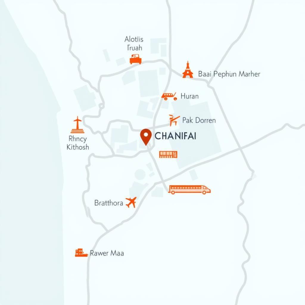 Chennai Airport Hotel Map