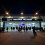 Chennai Airport Immigration at Night