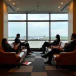 Chennai Airport Lounge Seating Area