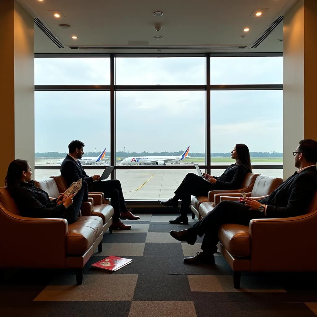 Chennai Airport Lounge Seating Area