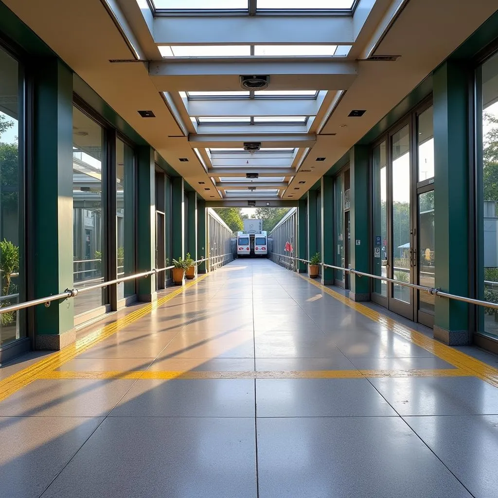 Chennai Airport Metro Station Entrance