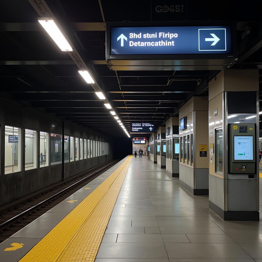 Chennai Airport Metro Station