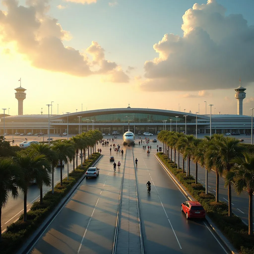 Chennai International Airport Exterior