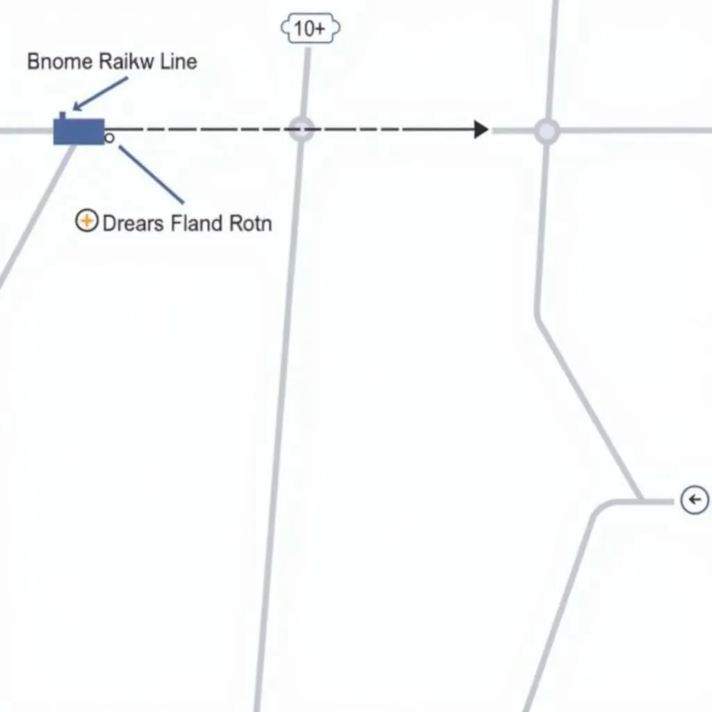 Chennai Metro Blue Line Map with Egmore and Airport Stations Highlighted