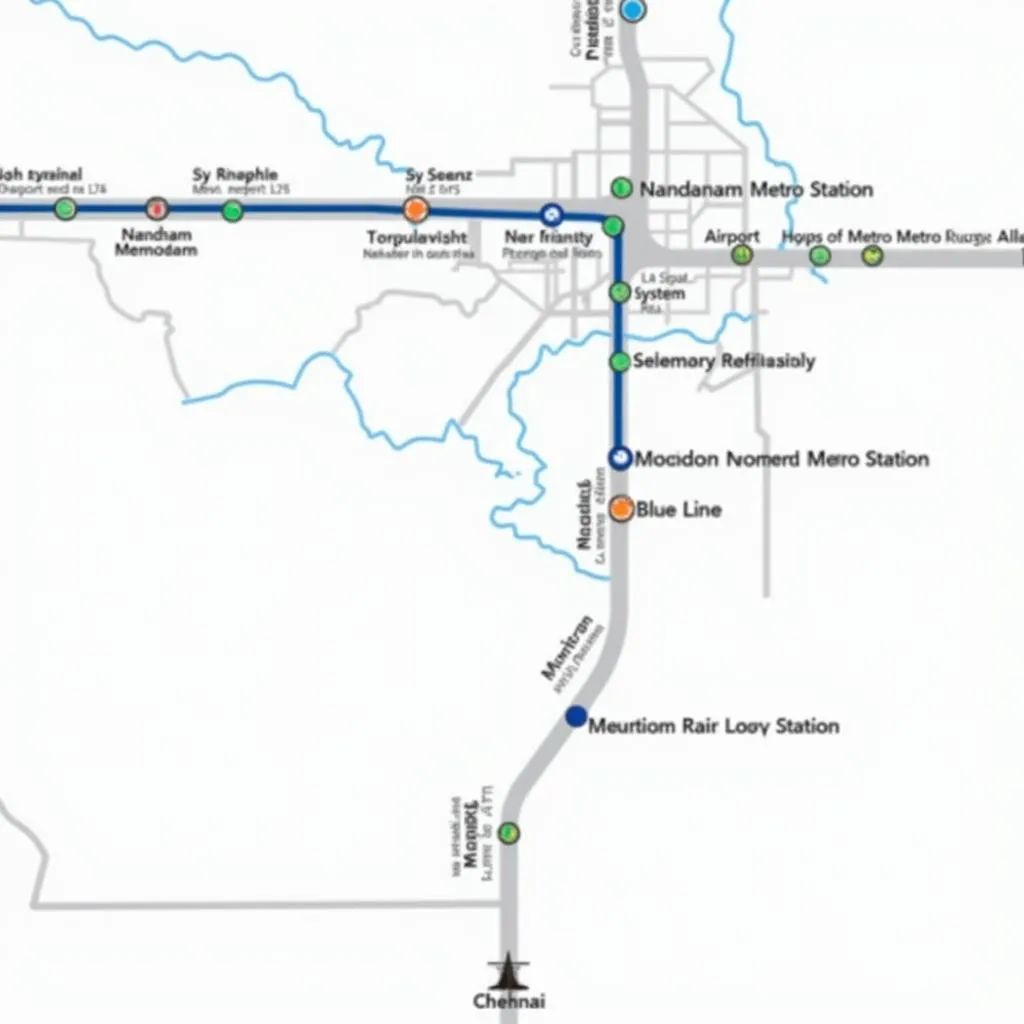 Chennai Metro Rail Map