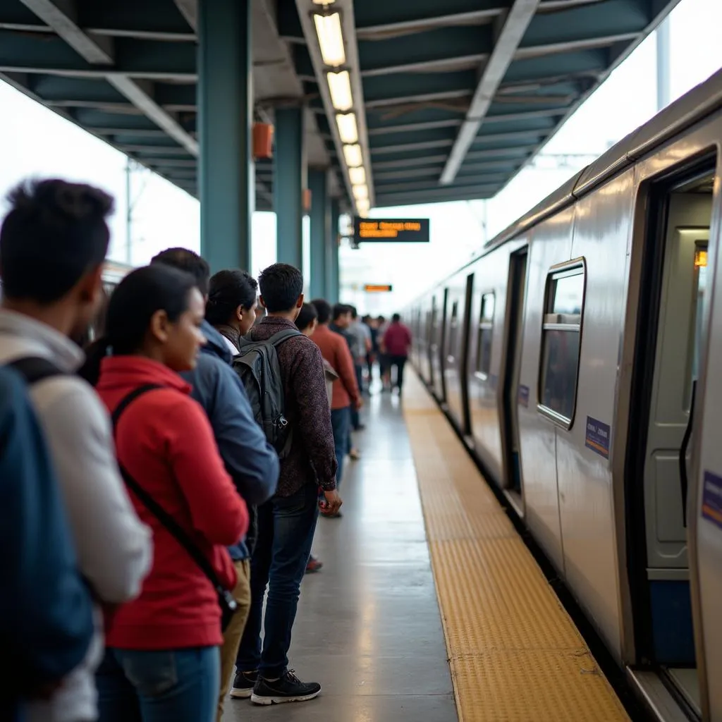 Chennai Metro Rail Platform