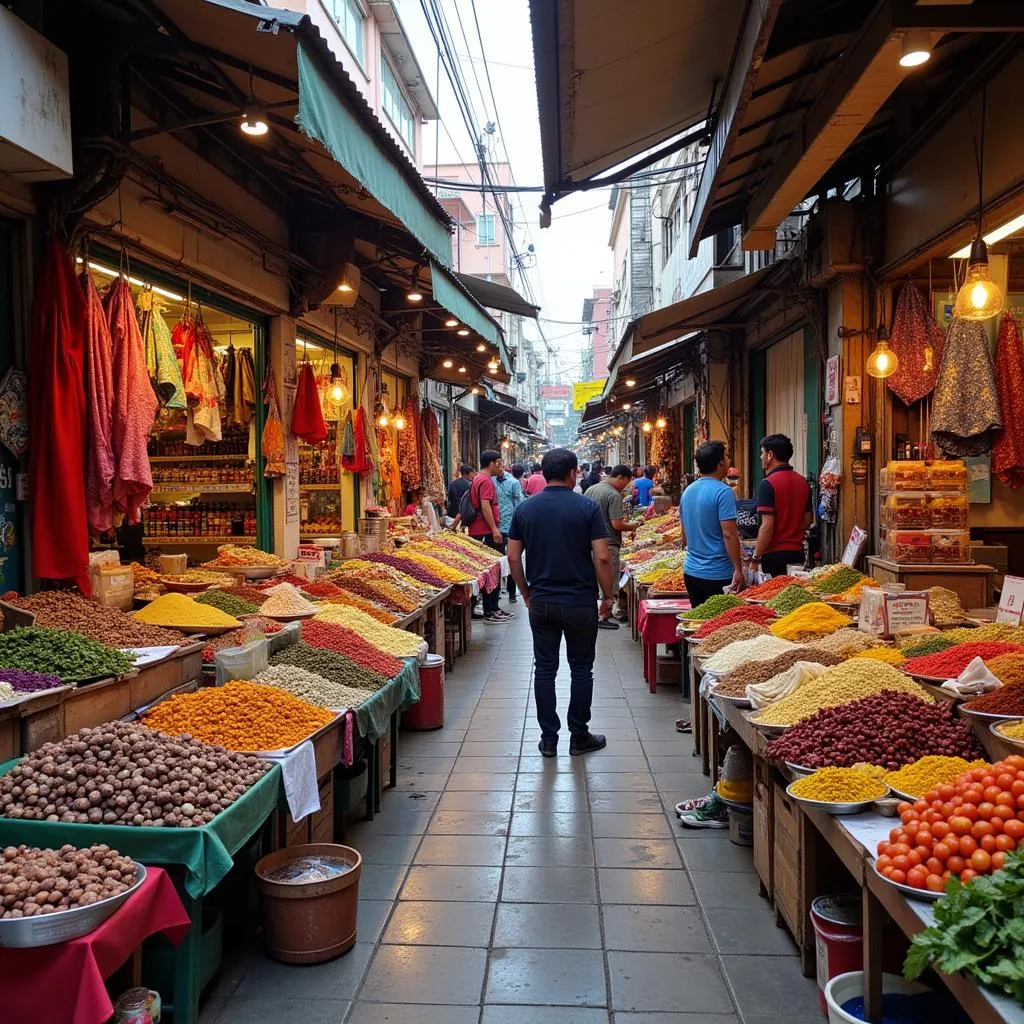 Local market in Chhatrapati Shivaji International Airport area