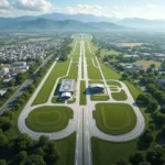 Chittoor Airport Aerial View