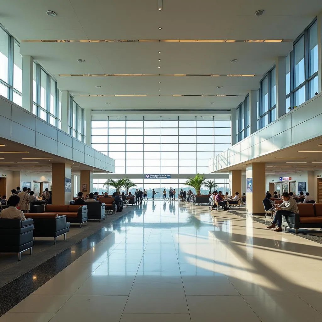 Interior view of Bikaner Airport