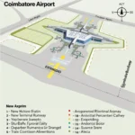 Coimbatore Airport Expansion Map: Visual Representation of Project