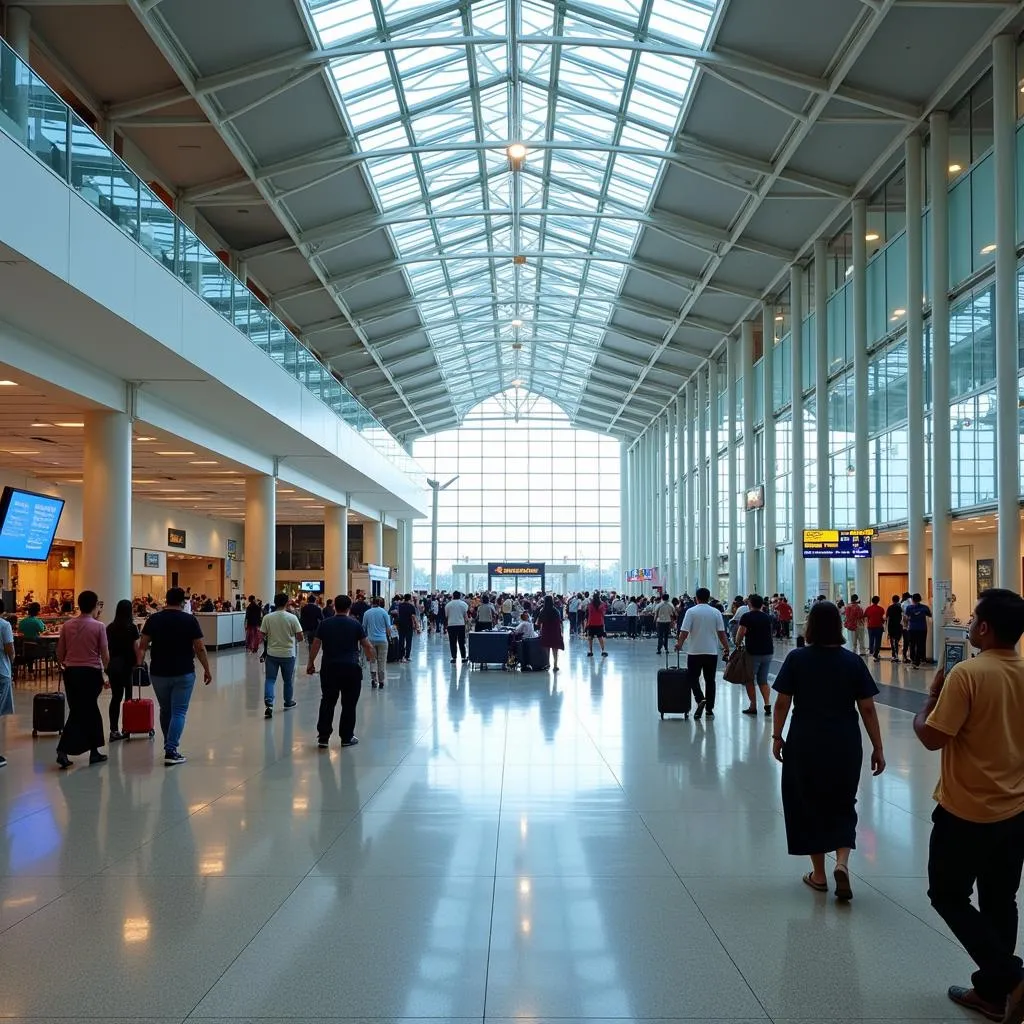 Interior view of Coimbatore Airport