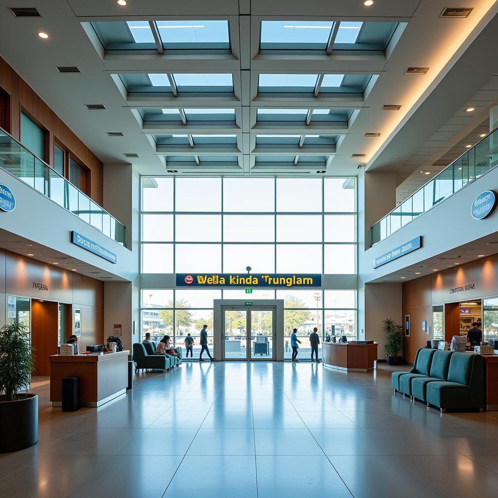 Darbhanga Airport Terminal Interior