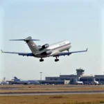 DC-9 taking off from Midway Airport