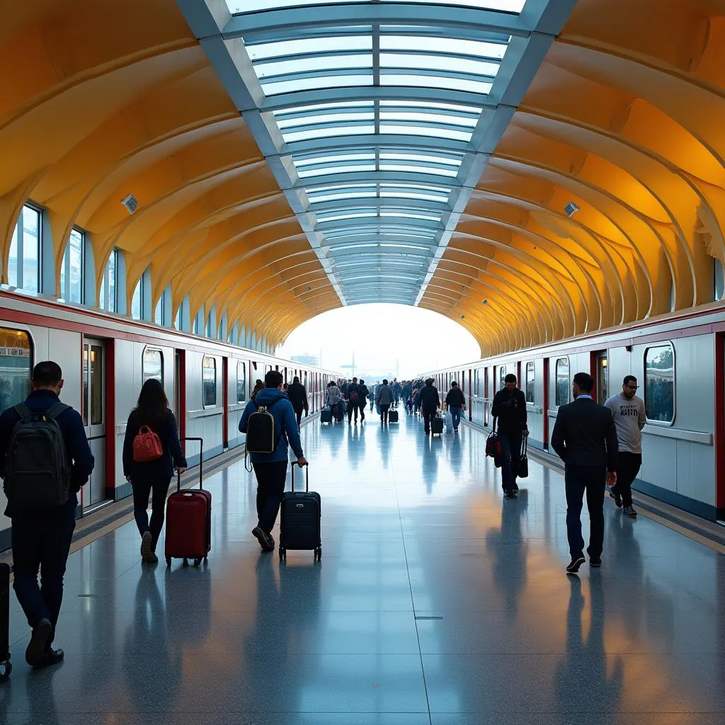 Delhi Aerocity Metro Station