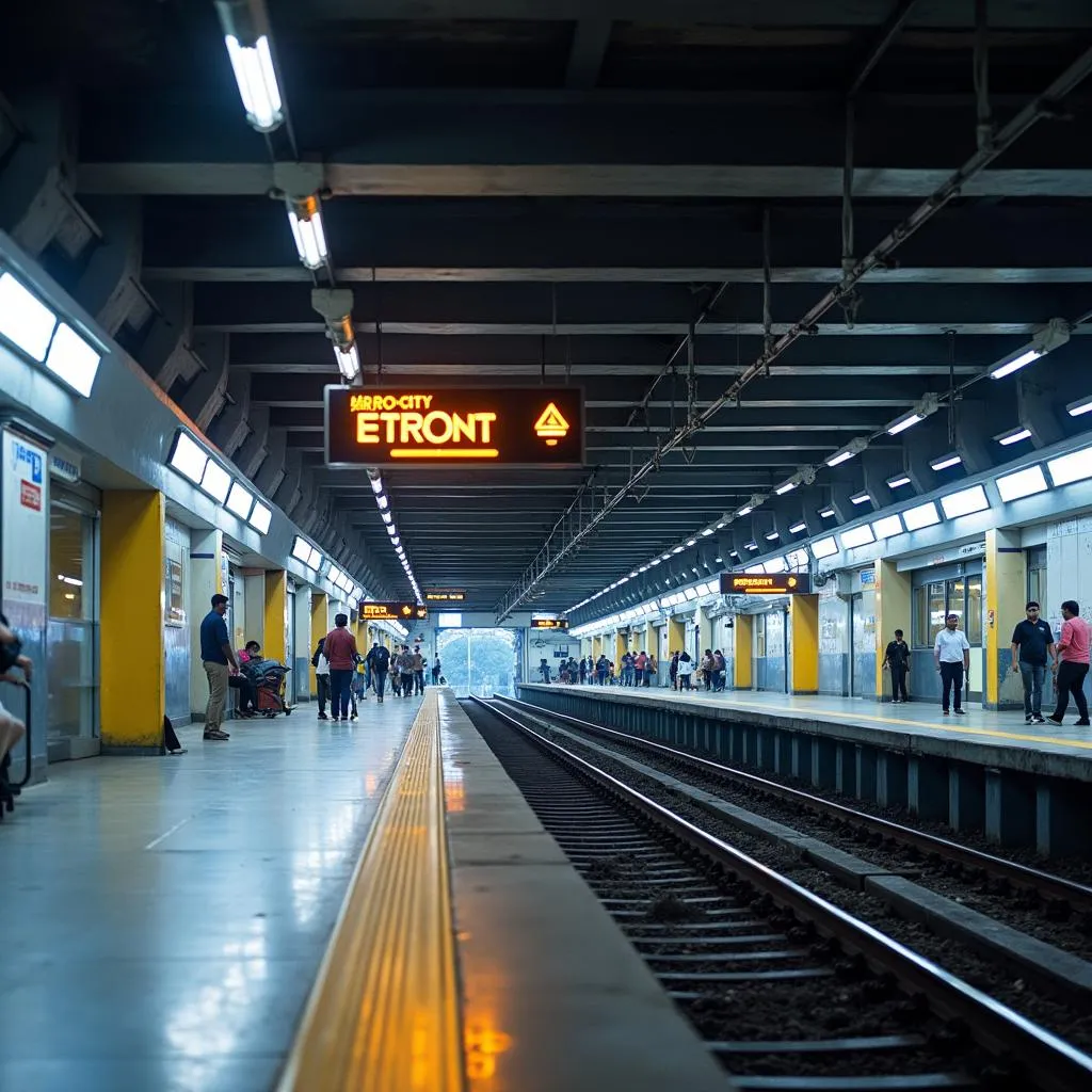 Delhi Aerocity Metro Station