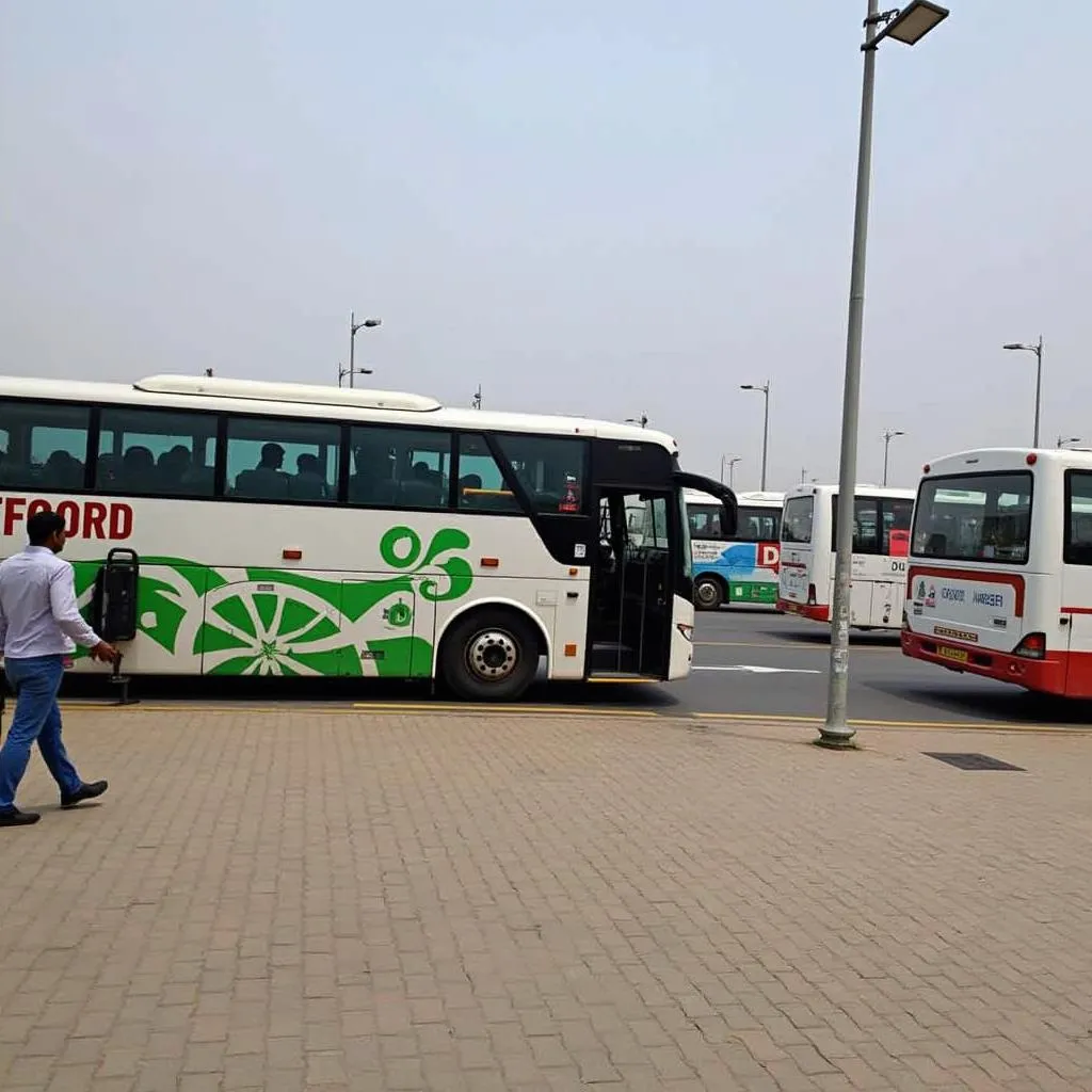 Bus from Delhi Airport to Dwarka