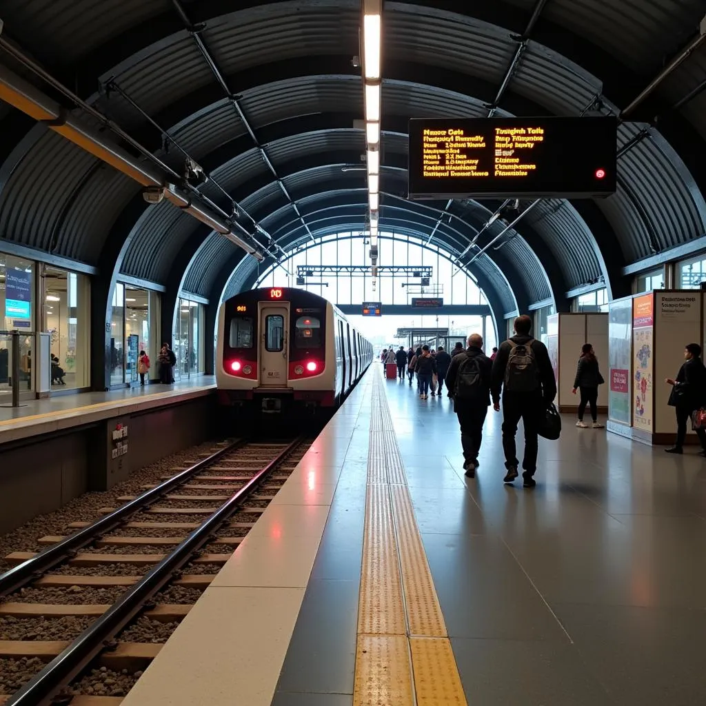 Delhi Airport Metro Station