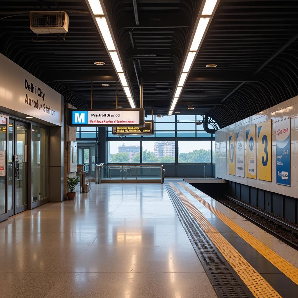 Delhi Airport Metro Station