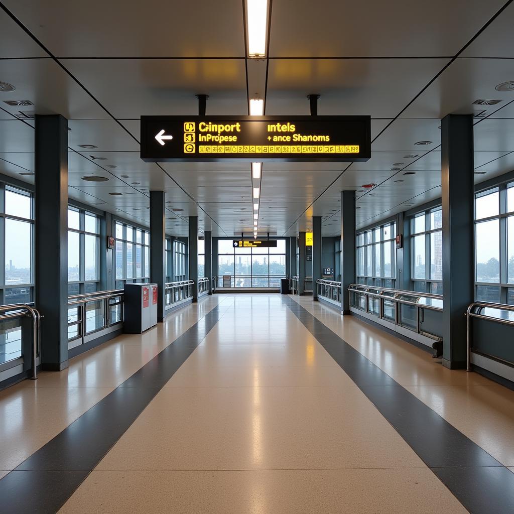 Delhi Airport Metro Station Entrance