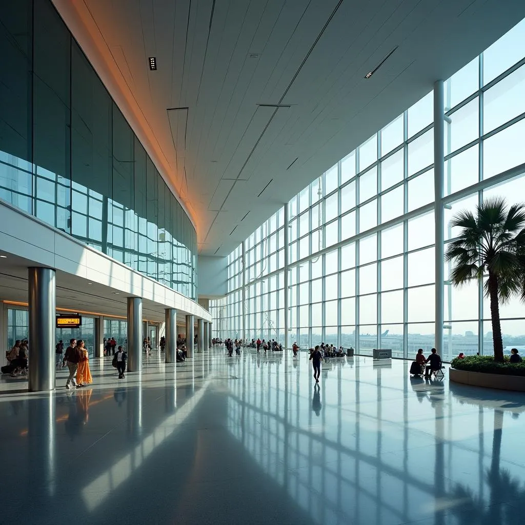 Delhi Airport Terminal 2 Exterior Architecture