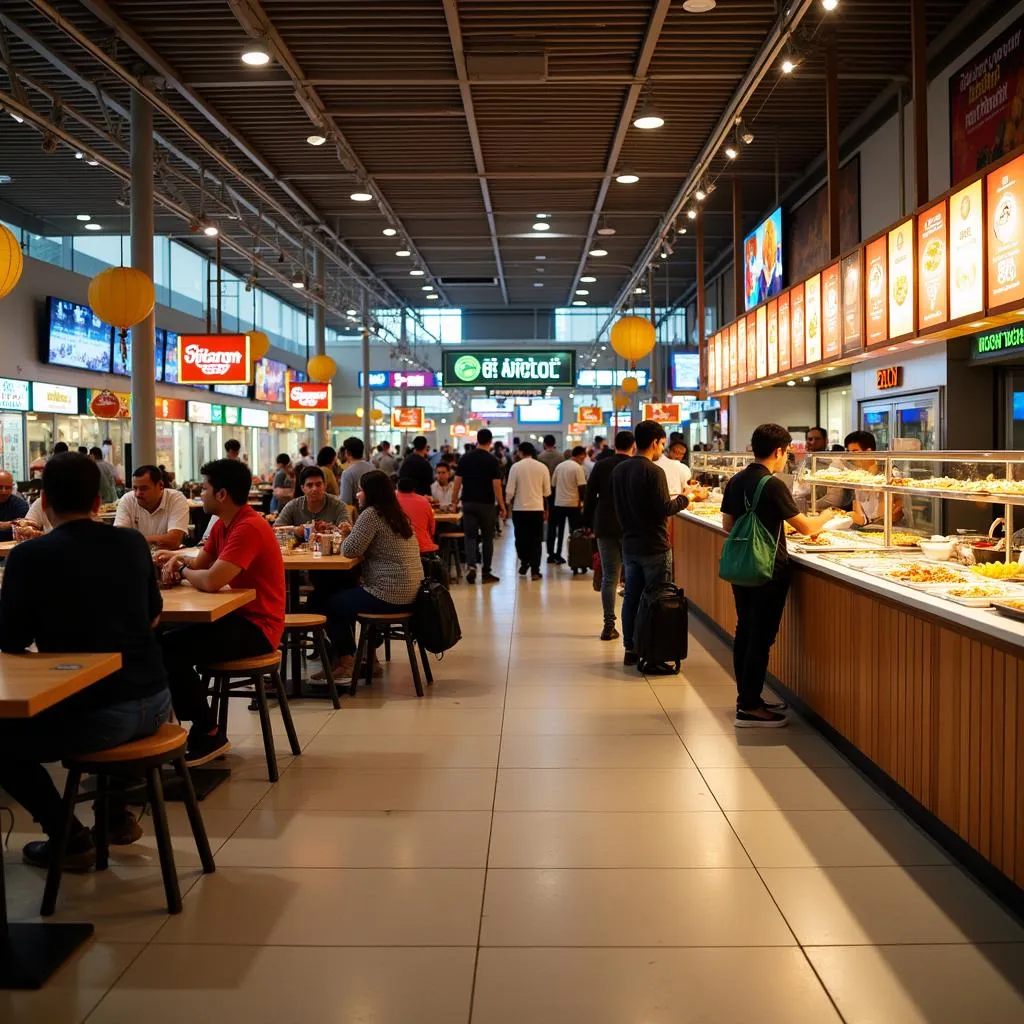 Delhi Airport Terminal 2 Food Court