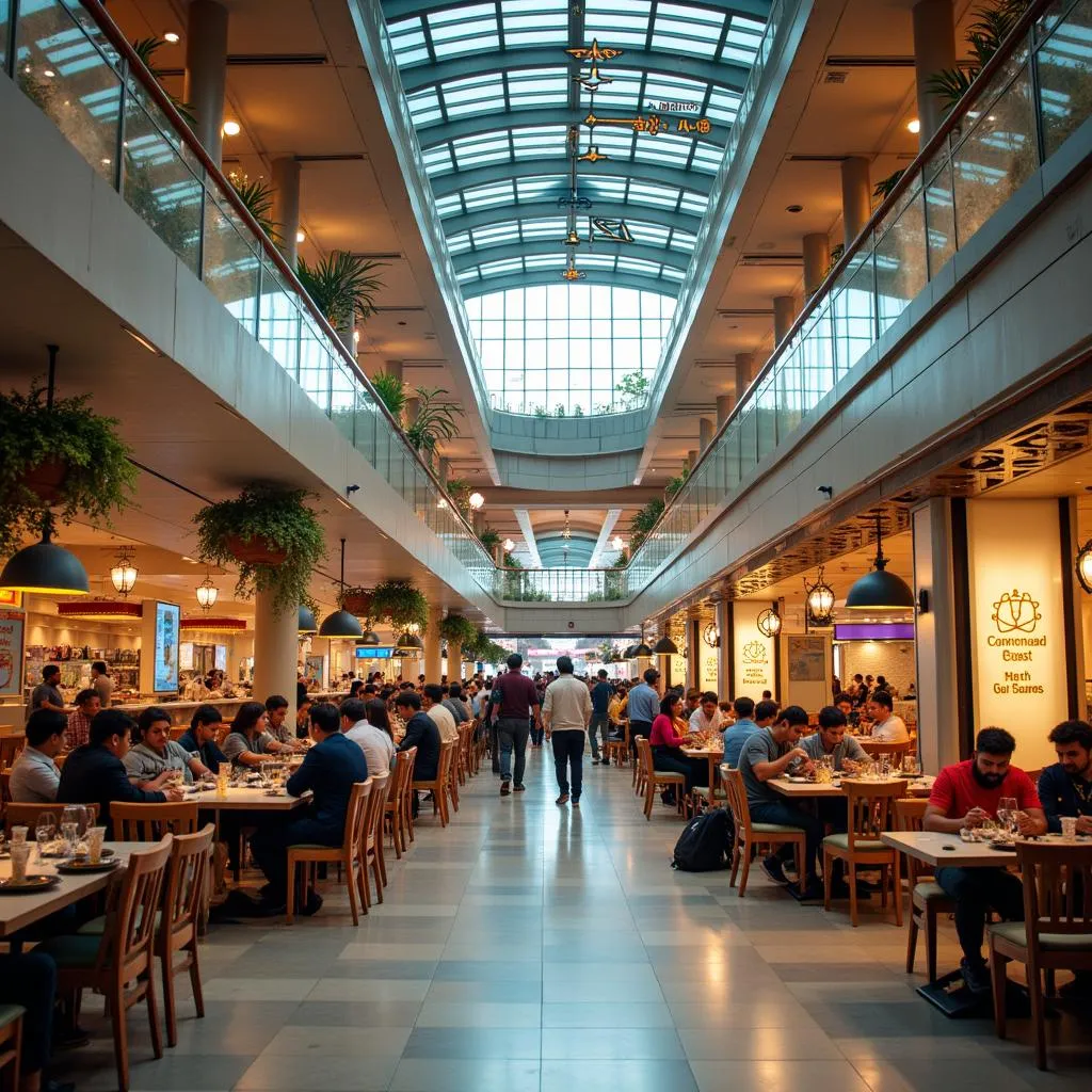 Delhi Airport Terminal 3 Dining Area