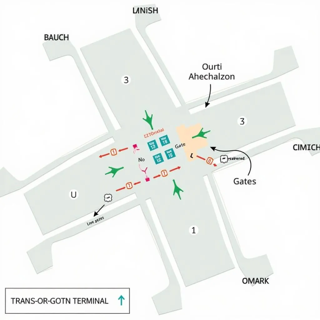 Delhi Airport Terminal Layout