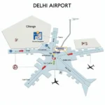 Delhi Airport Terminal Map