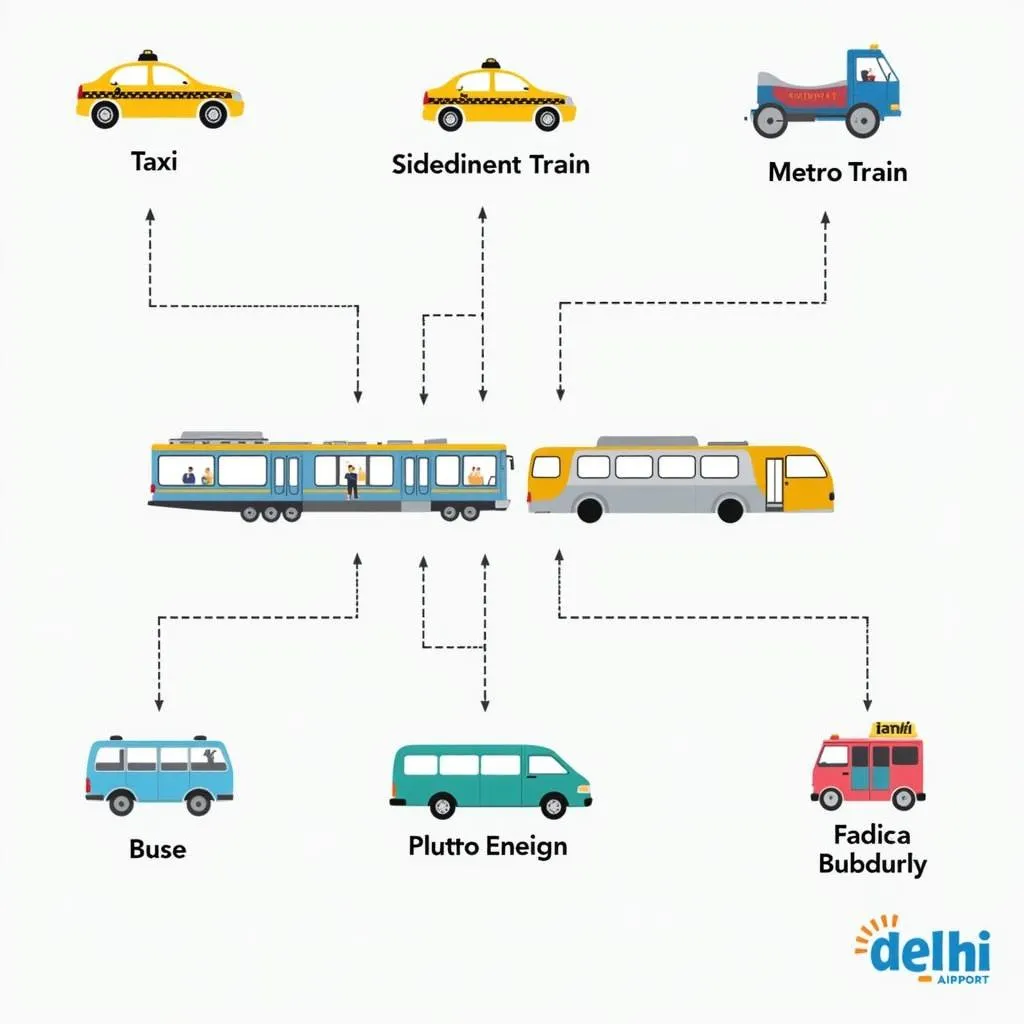 Transportation options for Delhi Airport