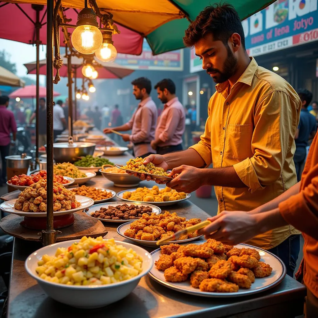 Street food in Delhi