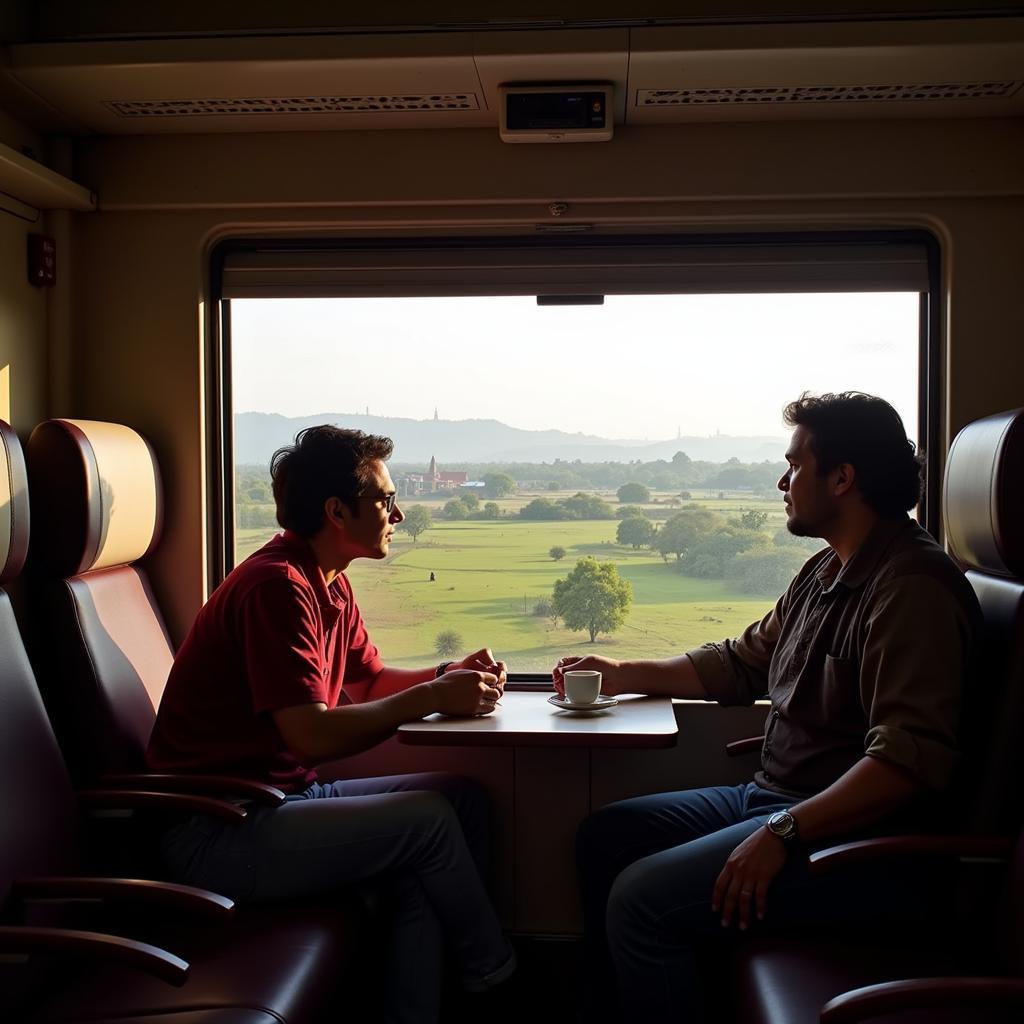 Train Journey from Delhi to Agra