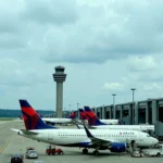 Delta Air Lines Planes at Atlanta Airport