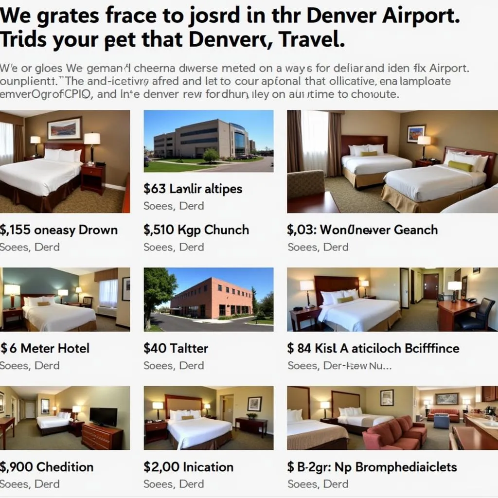 Denver Airport Hotel Choices