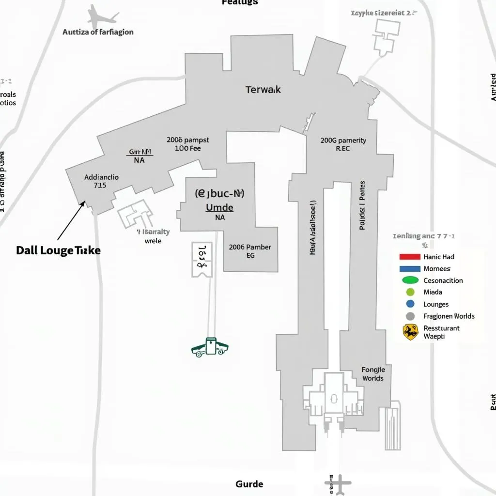 Dallas Fort Worth Airport map