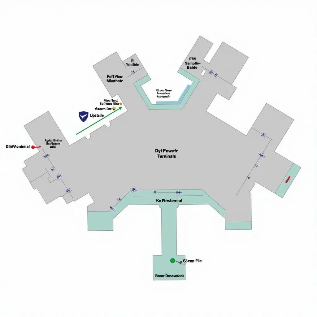 DFW Airport Terminal Map