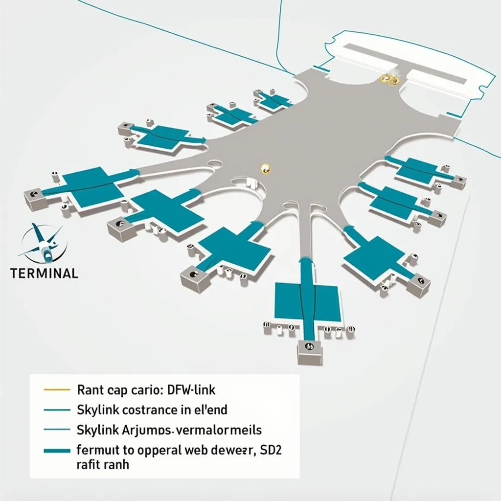 DFW Airport Terminals Layout