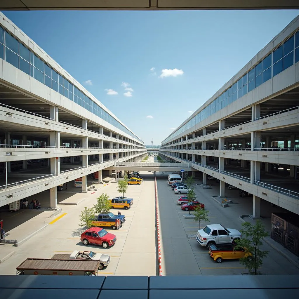 DFW terminal parking garage