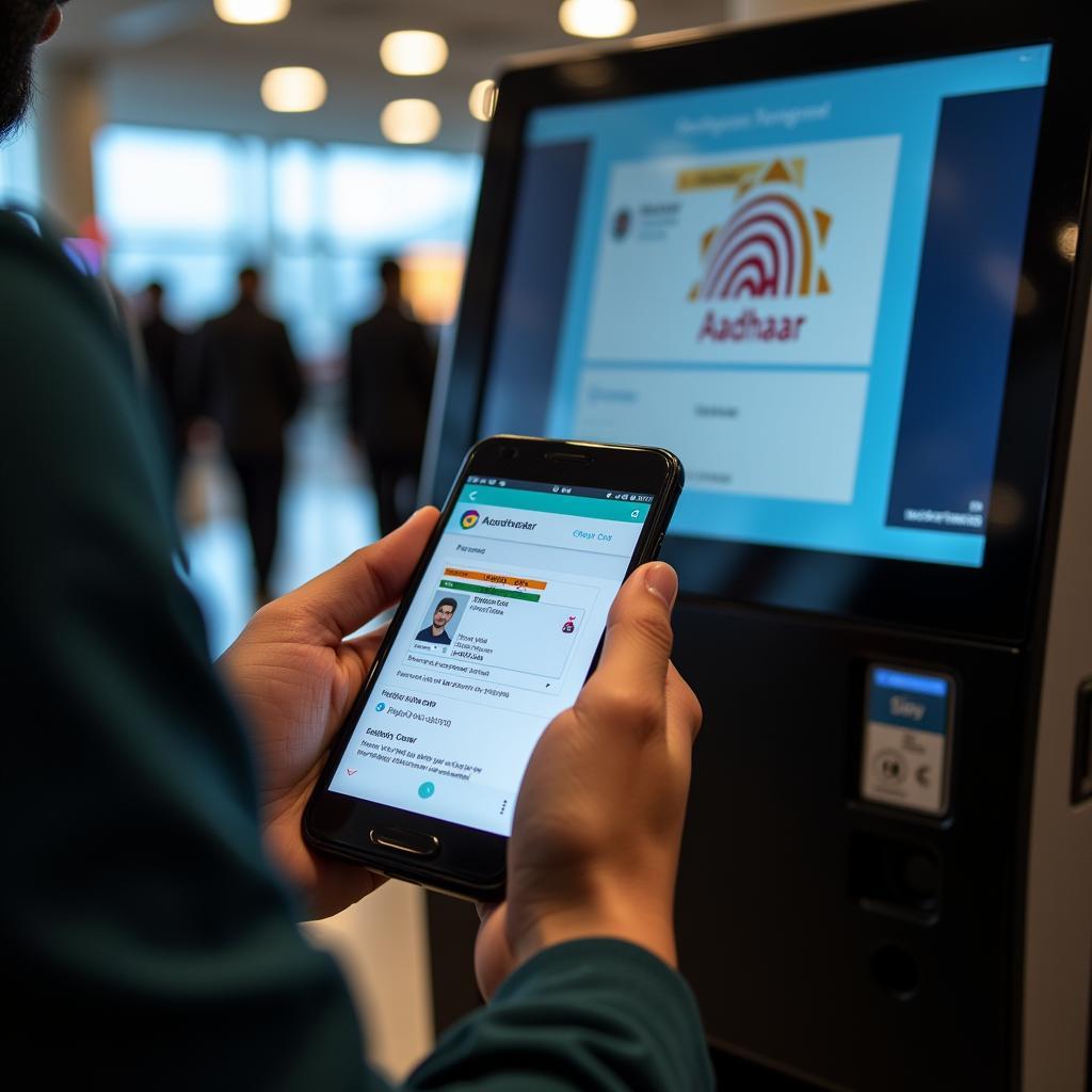 Using Digital Aadhaar at the Airport