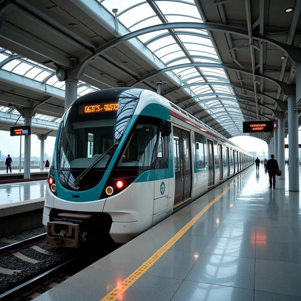 Doha Metro at Hamad International Airport