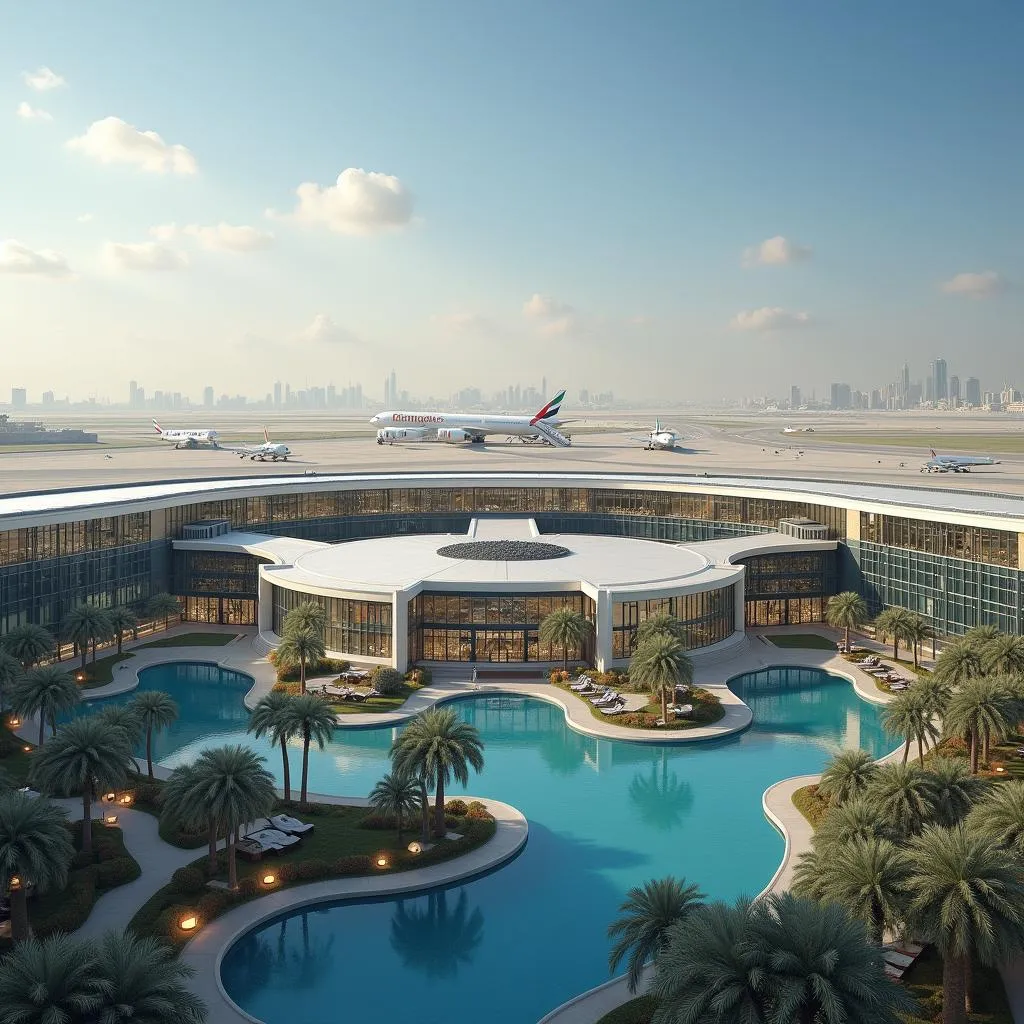 Dubai International Airport (DXB) in Dubai, United Arab Emirates