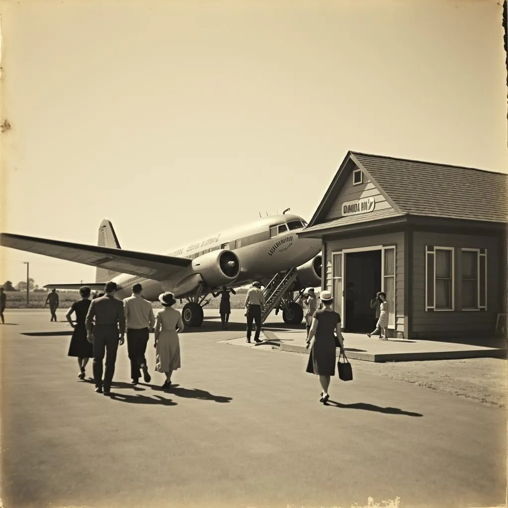 Dum Dum Airport in the 1950s