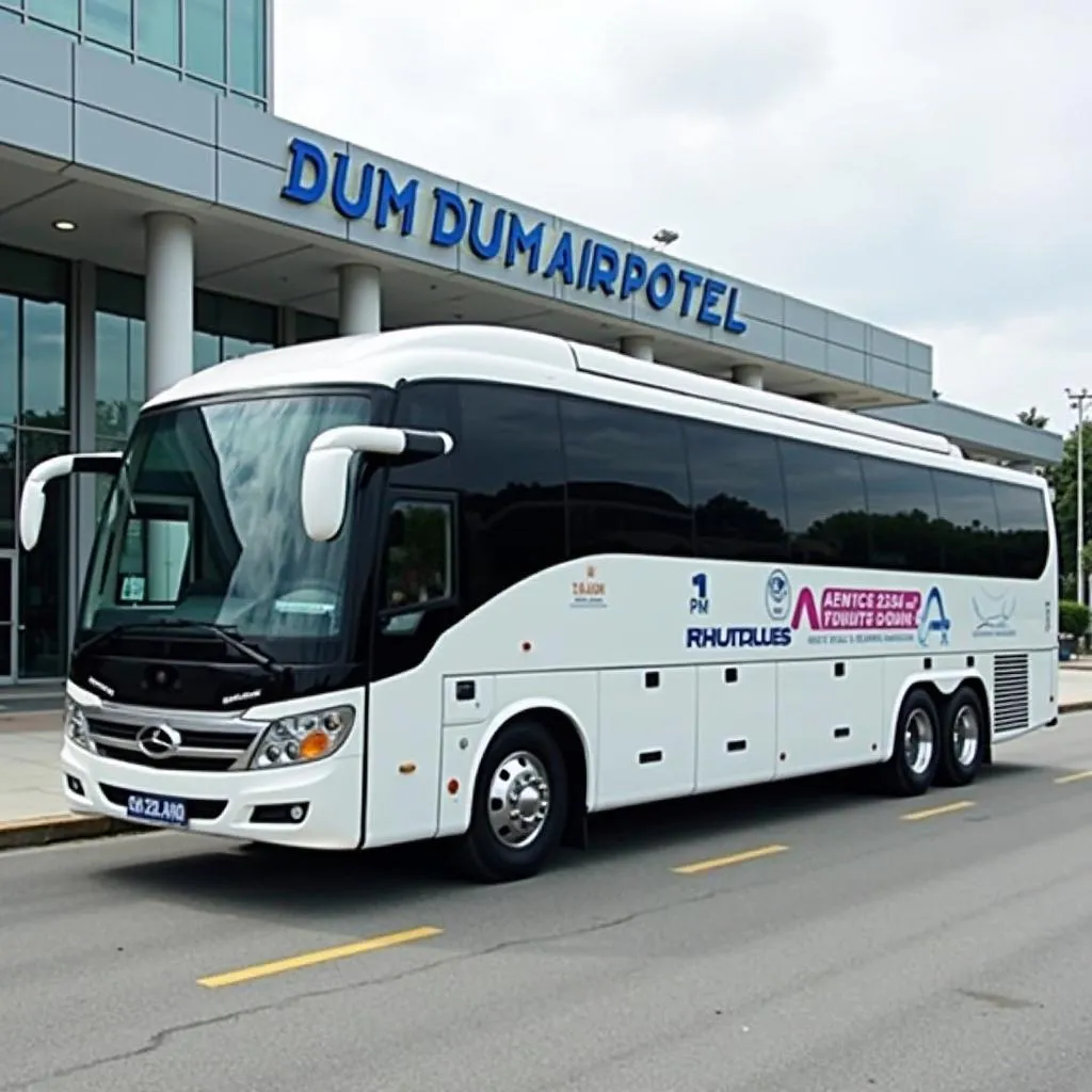 Airport shuttle at a hotel near Dum Dum Airport