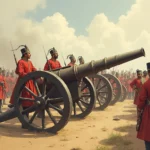 Historical Depiction of Dum Dum Cannons